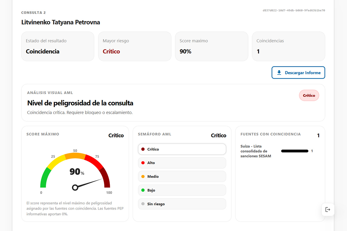 SIIARE Interfaz Software